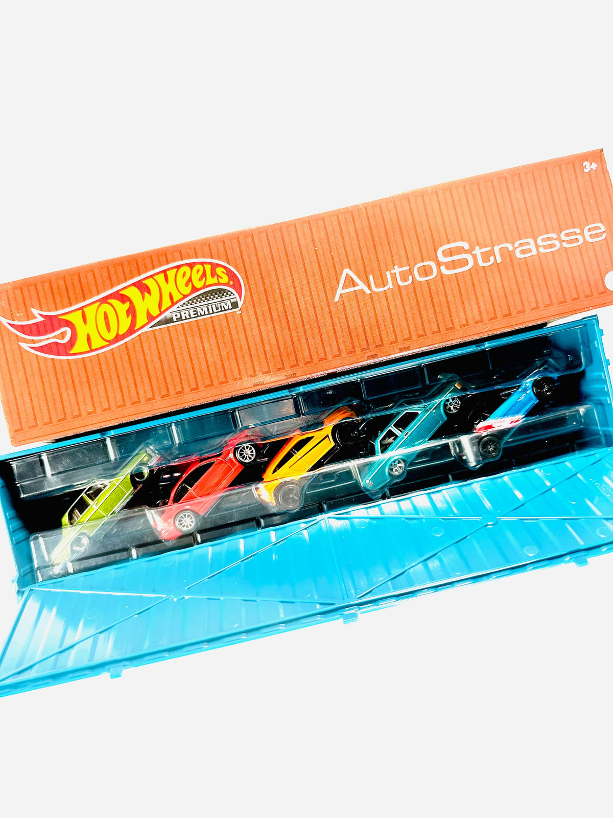Hot Wheels 2022 Car Culture Auto Strasse Container Bundle (Set of 5 Cars) - Damaged/Opened Box