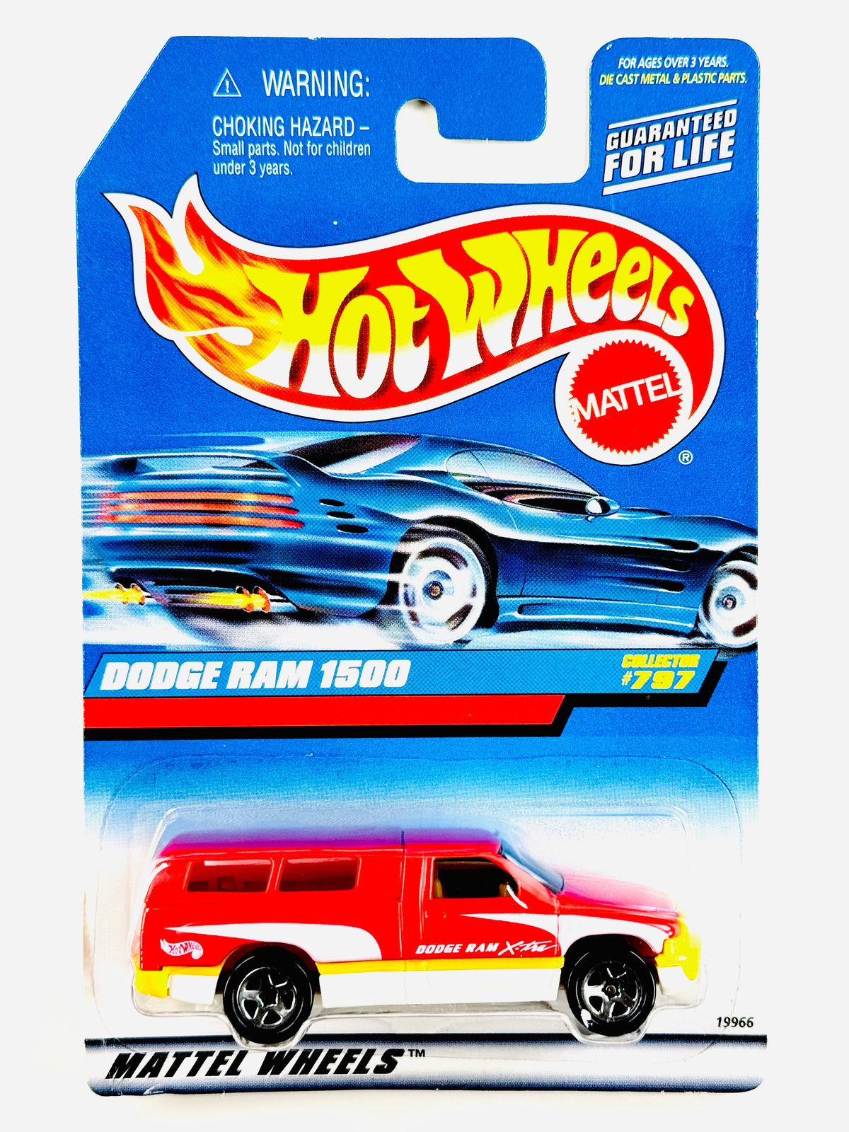 Hot Wheels 1998 Collectors Dodge Ram 1500 - Damaged Card/Yellow Blister