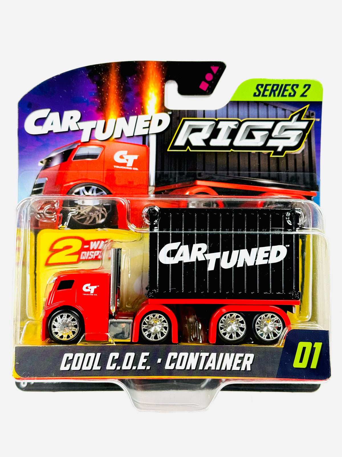 CarTuned 2026 Series 2 Container Rigs Cool COE Red/Black Container #01