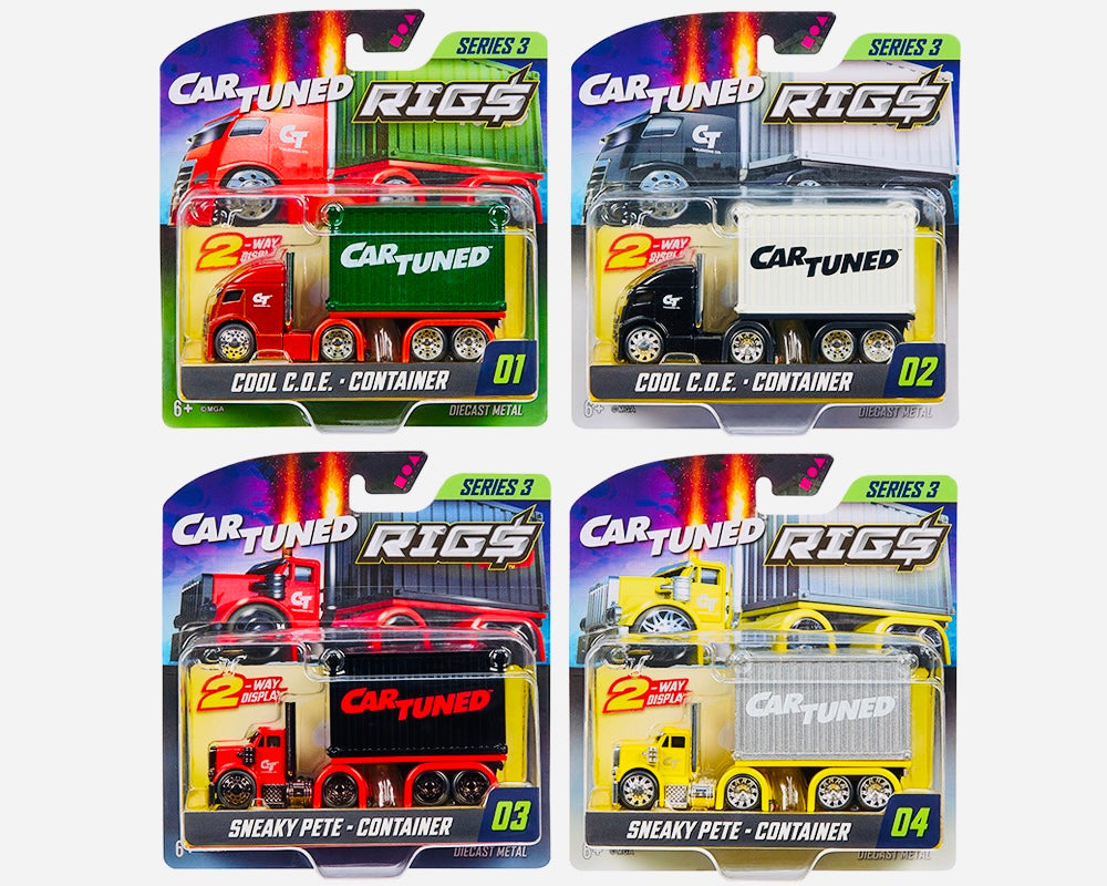 CarTuned 2026 Series 3 Container Rigs Assortment (4 cars)