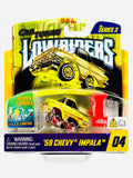 CarTuned Series 3 Lowriders Show Glow LED Light Up Chassis 1959 Chevy Impala #04 Chase - Damaged Card/Blister