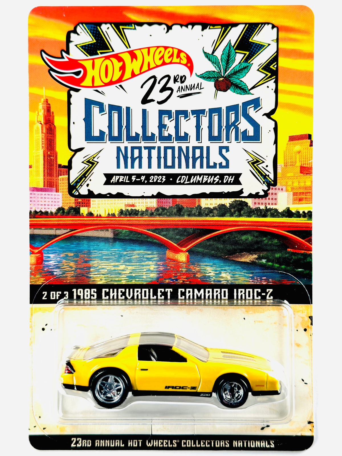 Hot Wheels 2023 23rd Annual Collectors Convention Columbus, OH 1985 Chevrolet Camaro Iroc-Z R