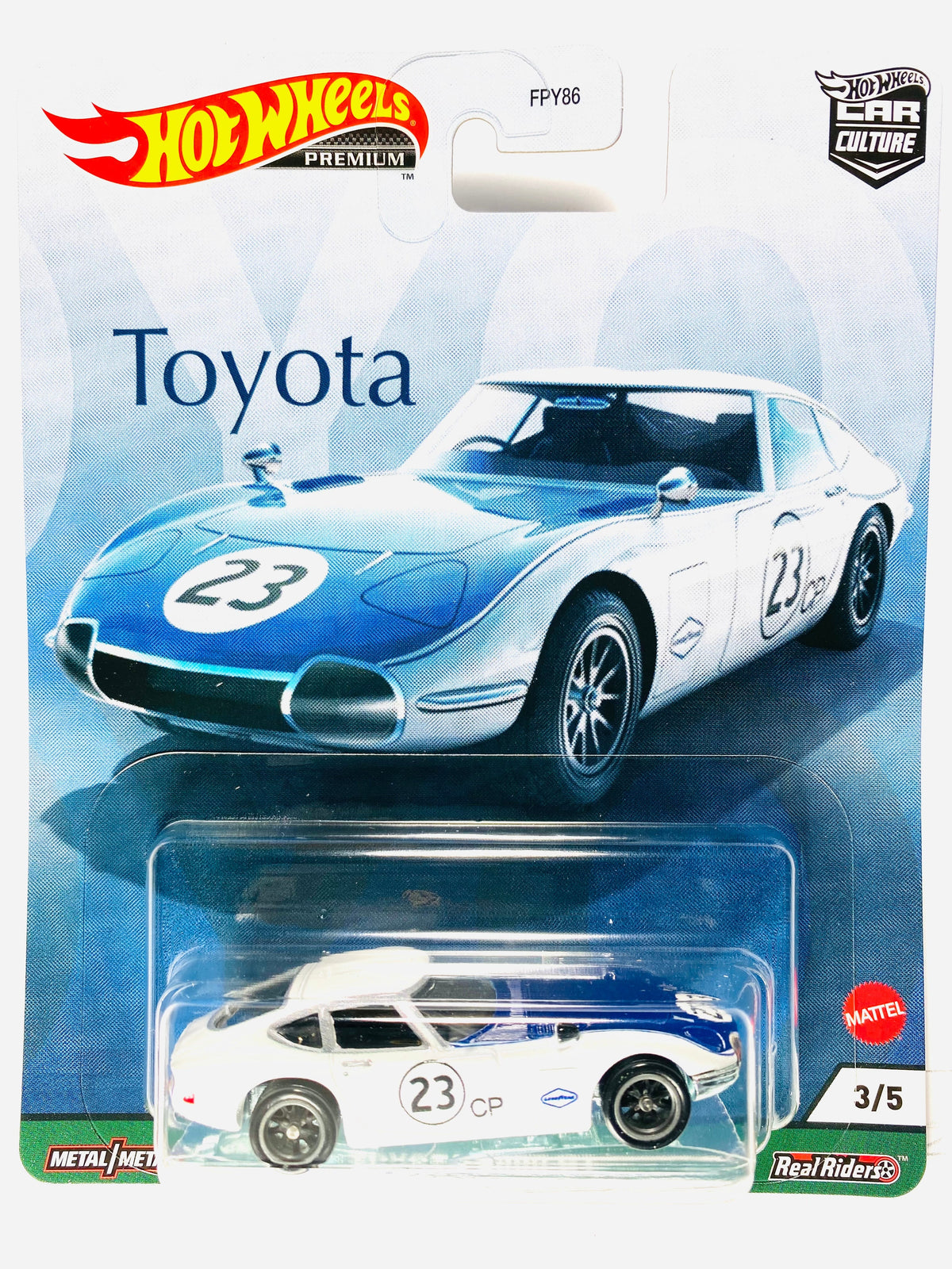 Hot Wheels 2021 Hot Wheels Car Culture Toyota 2000 GT - Damaged Card