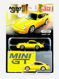 Mini Gt Mijo Exclusives Porsche RUF CTR 1987 Blossom Yellow #419 - Damaged Blister