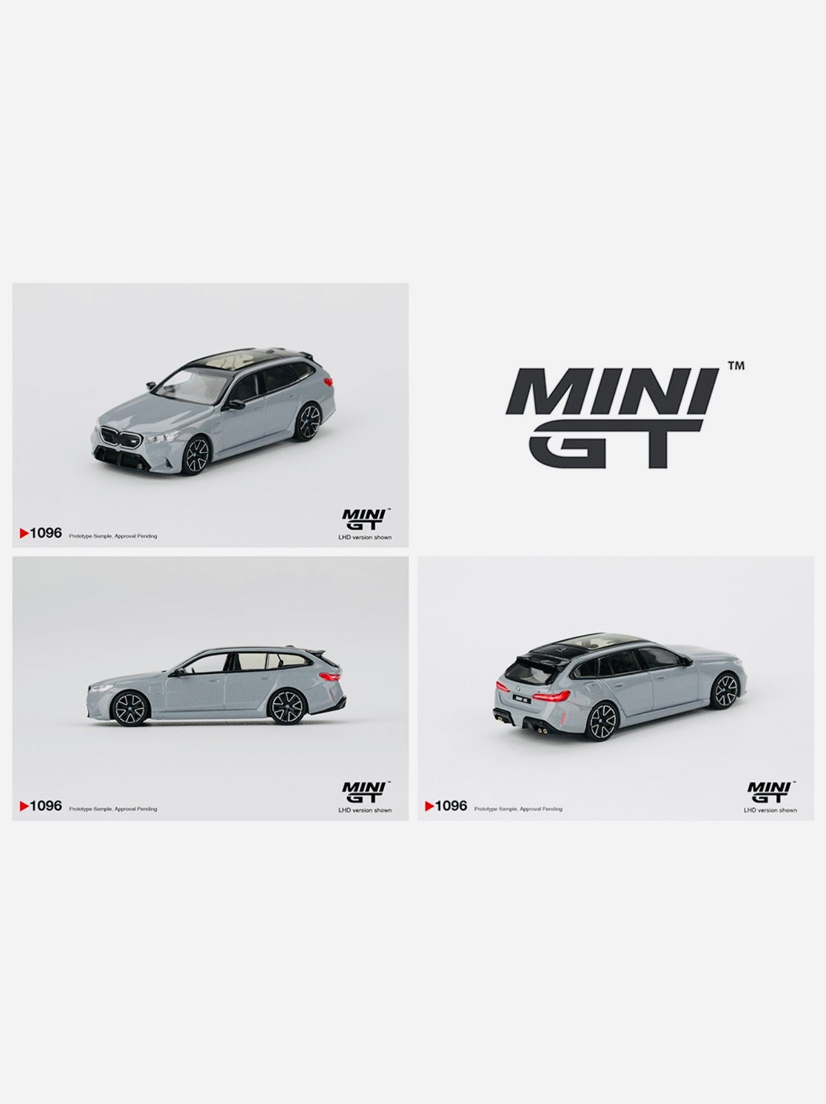 Mini GT BMW M5 Touring G99 Brooklyn Gray Metallic #1096