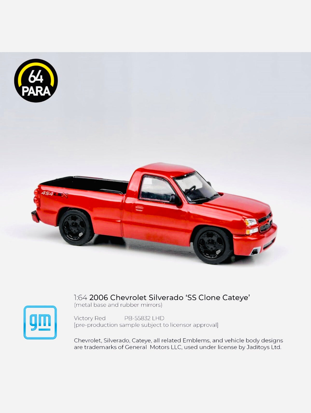 Para64 Factory Sealed 2006 Chevrolet Silverado Single Cab Truck in Victory Red