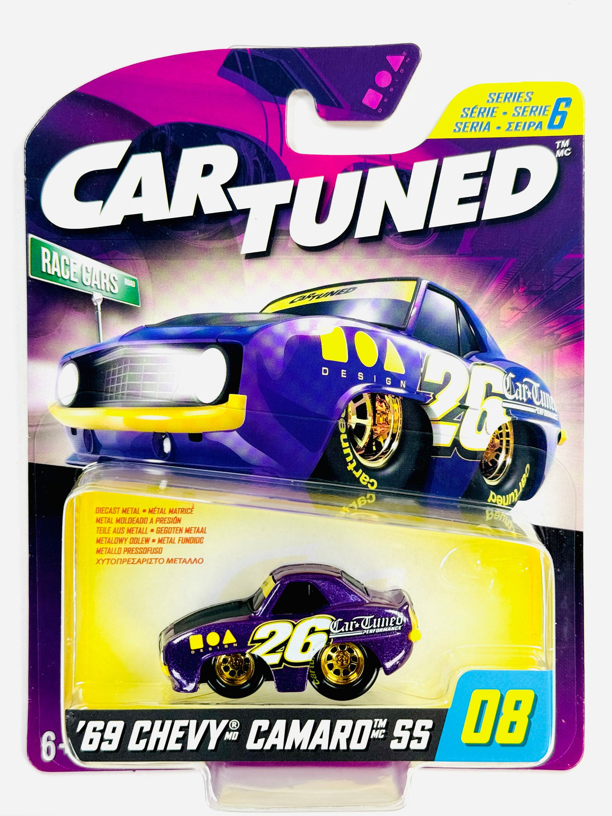 CarTuned Hobby Alternate Series 6 1969 Chevy Camaro Race Cars #8