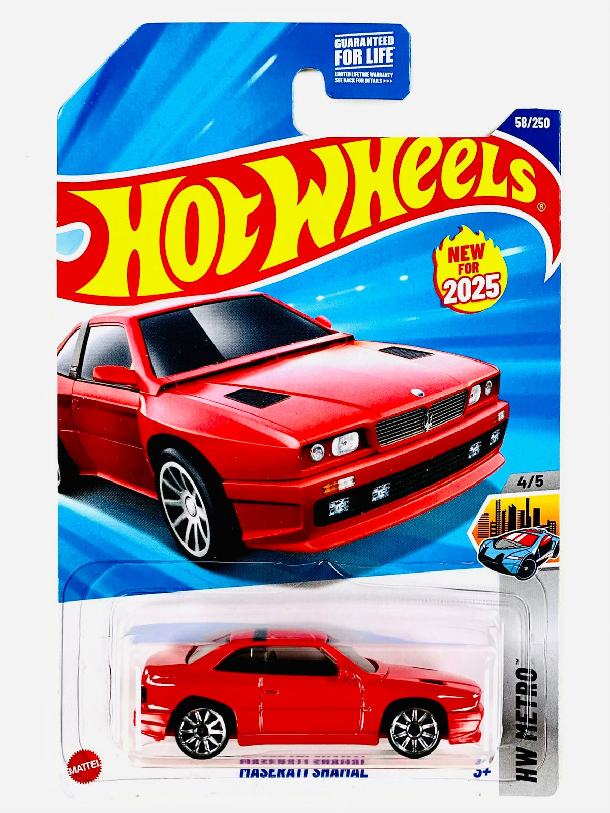 Hot Wheels HW Metro Maserati Shamal (58/250) - Damaged Card