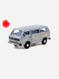 Tarmac Works x Schuco Collab 64 GRSX Volkswagen T3 Van Brown Chase - Damaged Box