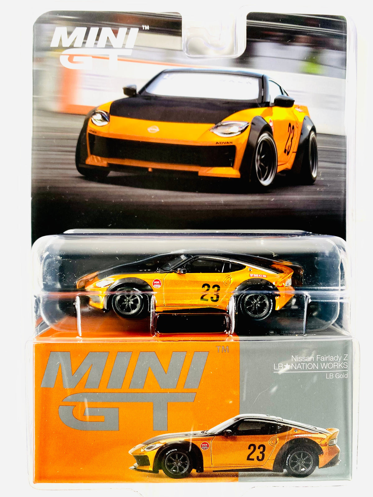 Mini GT Mijo Exclusive Nissan Z LB-NATION WORKS Gold #782
