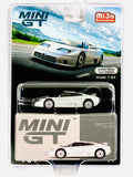 Mini GT Mijo Exclusive Bugatti EB110 GT Grigio Chiaro Silver #704