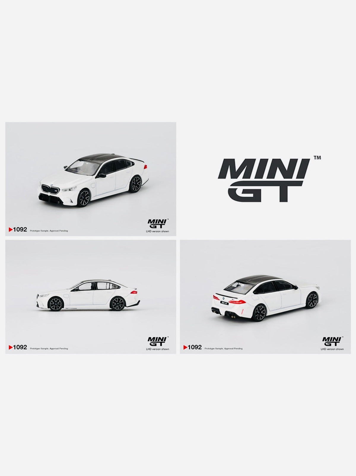 Mini GT BMW M5 Alpine White #1092