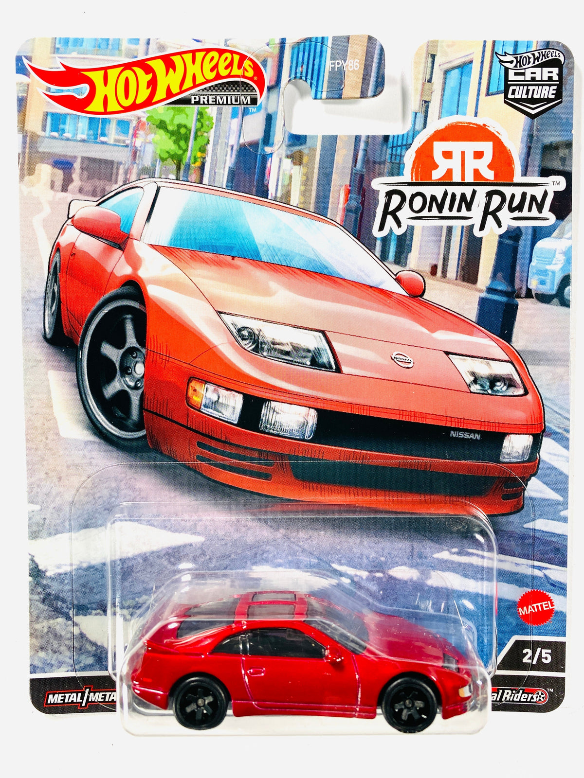 Hot Wheels 2022 Car Culture Ronin Run Nissan 300ZX Twin Turbo - Damaged Card/Blister