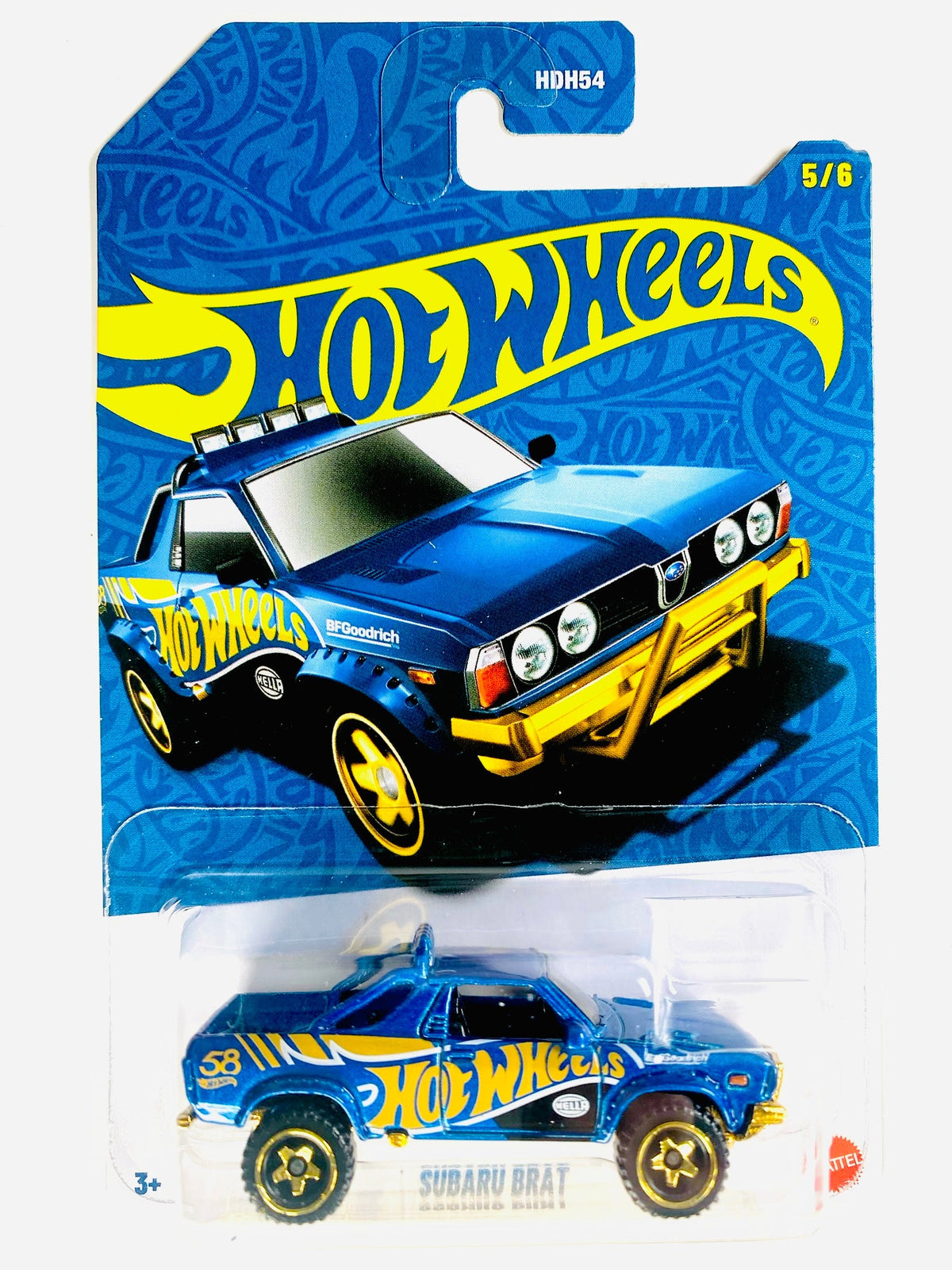 Hot Wheels 2026 58th Anniversary Series Case J Subaru Brat (5/6) - Damaged Card