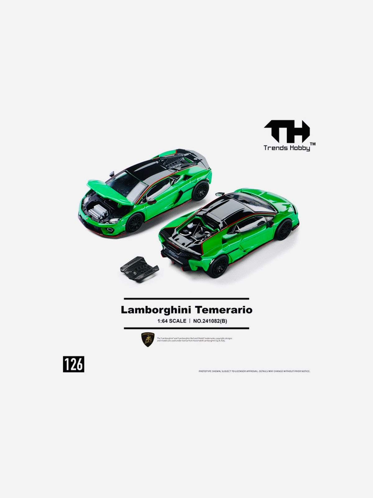 Trends Hobby Factory Sealed Lamborghini Temerario Green
