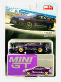 Mini GT Mijo Exclusives Nissan Skyline GT-R Tommykaira R-z Midnight Purple #616 - Damaged Blister