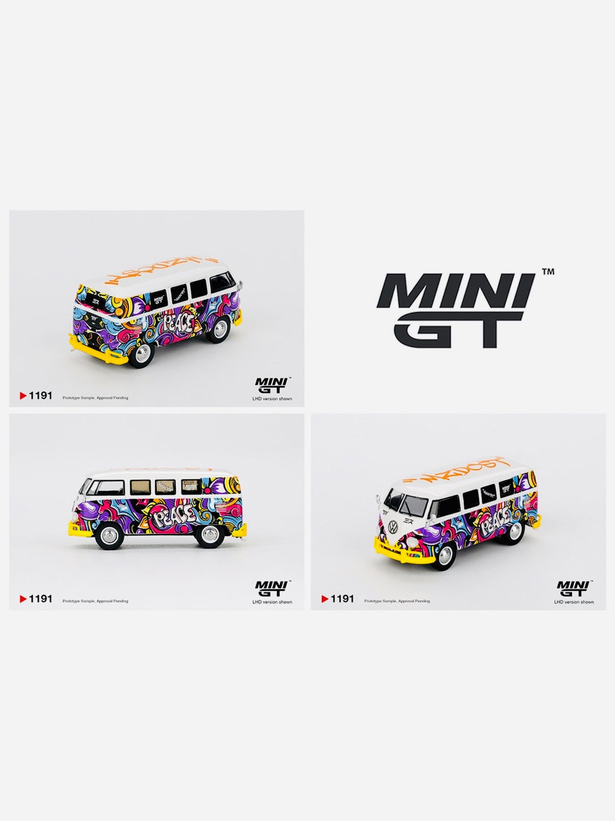 Mini GT Volkswagen T1 Microbus Mizu Design #1191