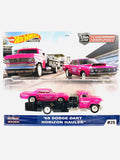 Hot Wheels 2020 Team Transport Case J '68 Dodge Dart Horizon Hauler #25 - Damaged Card/Blister
