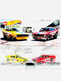 Hot Wheels 2023 Target Exclusive 2 Pack '72 Plymouth Cuda FC & Plymouth Duster Funny Car - Damaged Card/Blister