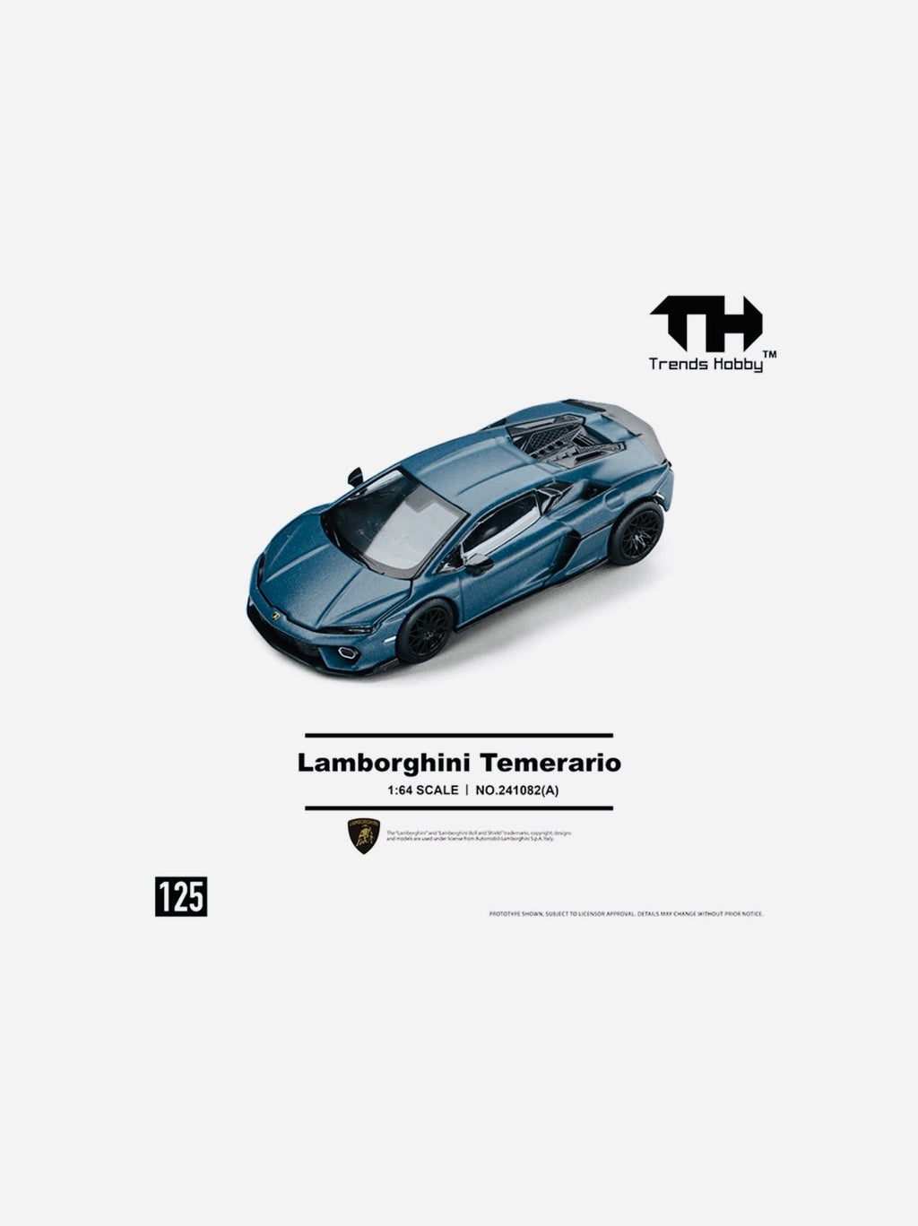 Trends Hobby Factory Sealed Lamborghini Temerario Matte Blue