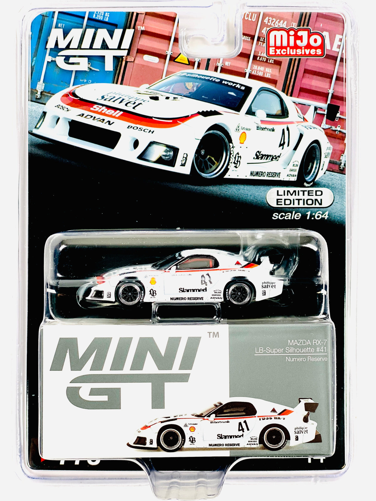 Mini GT Mijo Exclusive MAZDA RX-7 LB-Super Silhouette #41 Numero Reserve #773