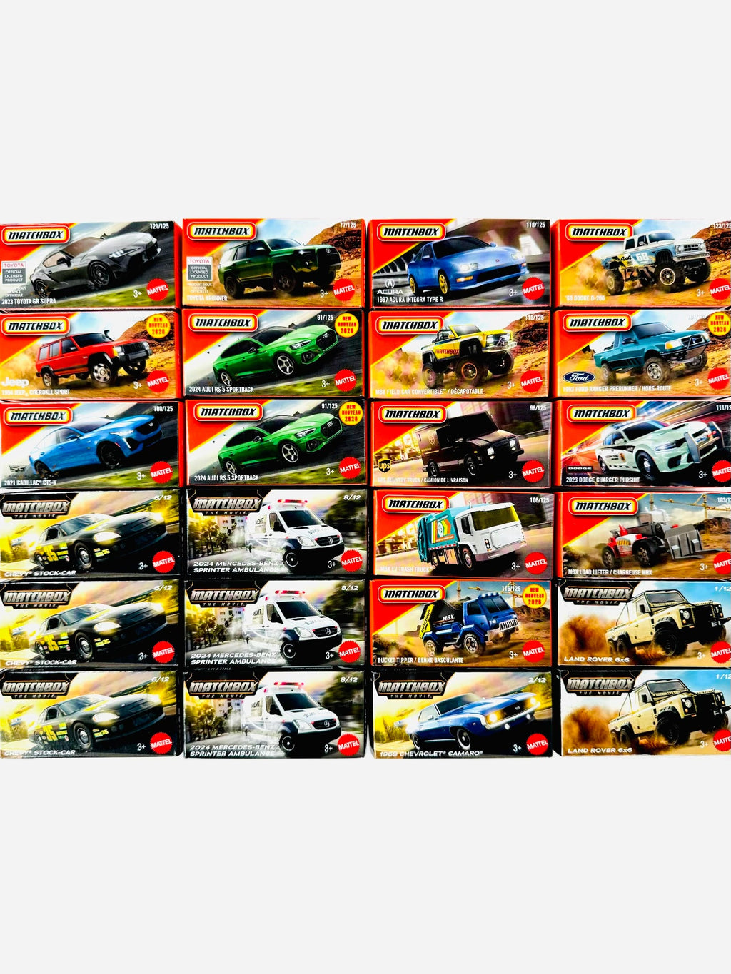 Matchbox 2026 Power Grabs Case M (24ct Assortment Mix Varies)