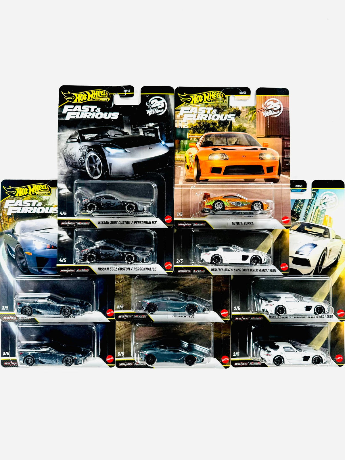 Hot Wheels 2026 Fast & Furious 25th Anniversary Factory Sealed Case R (10 Cars)