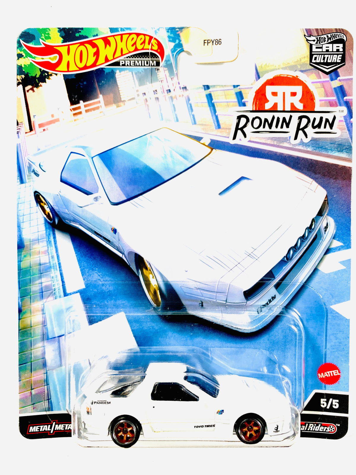 Hot Wheels 2022 Car Culture Ronin Run Mazda RX7 FC Pandem - Damaged Card