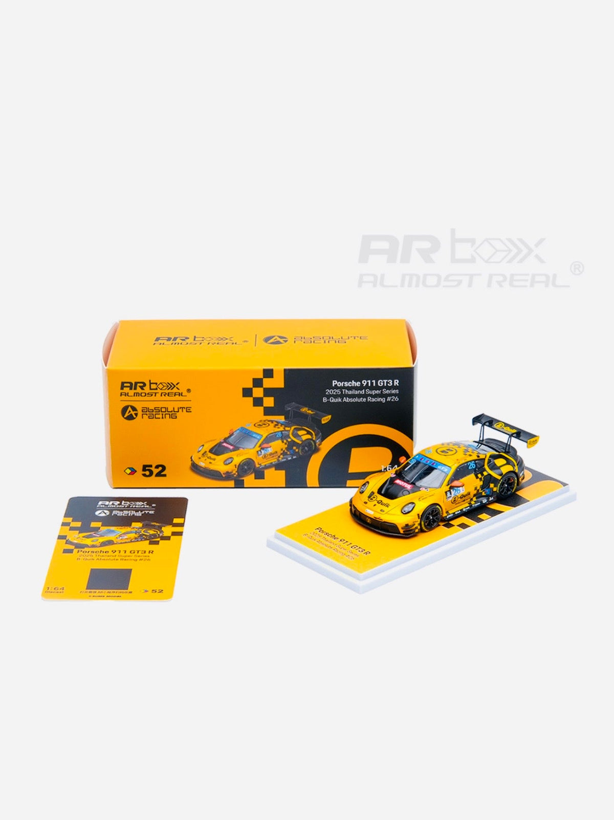 Almost Real ARbox Porsche 911 GT3 R 2025 Thailand Super Series B-Quik Absolute Racing #26