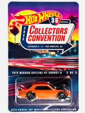 Hot Wheels 2022 36th Annual Collectors Convention Los Angeles 1972 Nissan Skyline HT 2000 GT-R (2 of 3)