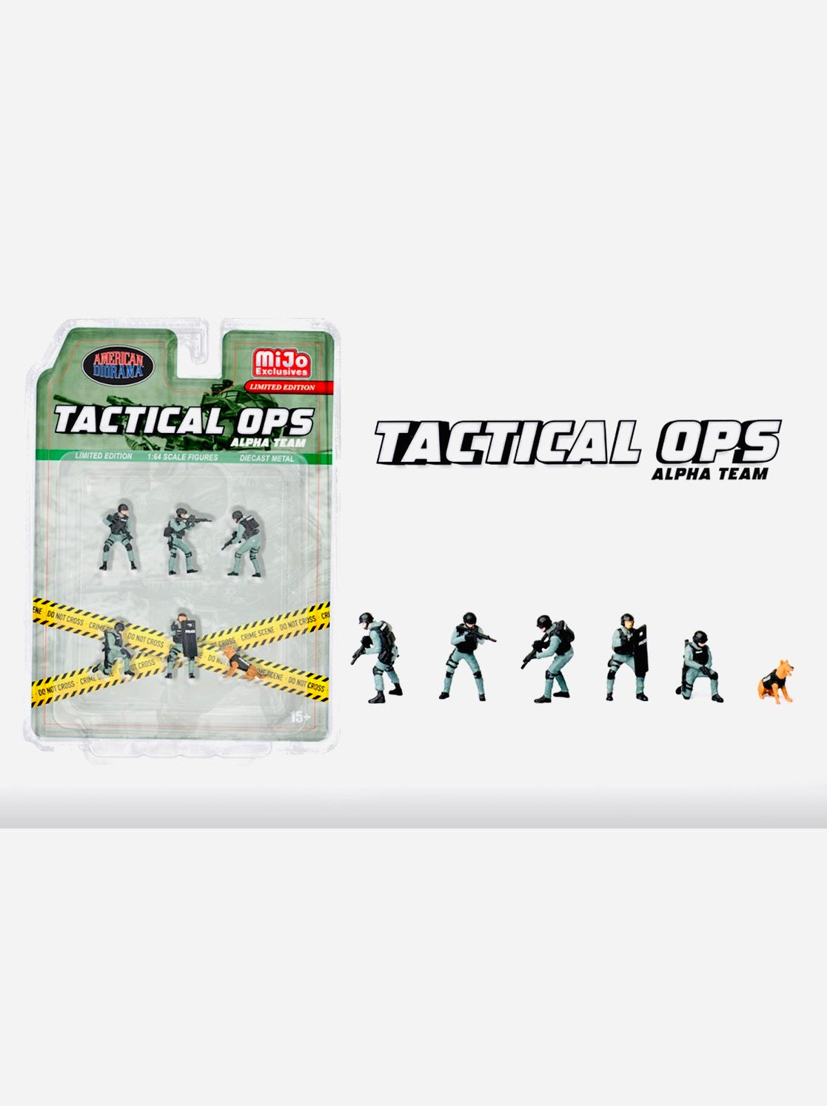 American Diorama Mijo Exclusive Tactical OPS Police Alpha Team