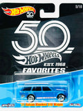 Hot Wheels 50th Anniversary Favorites '71 Datsun Bluebird 510 Wagon - Damaged Card/Blister