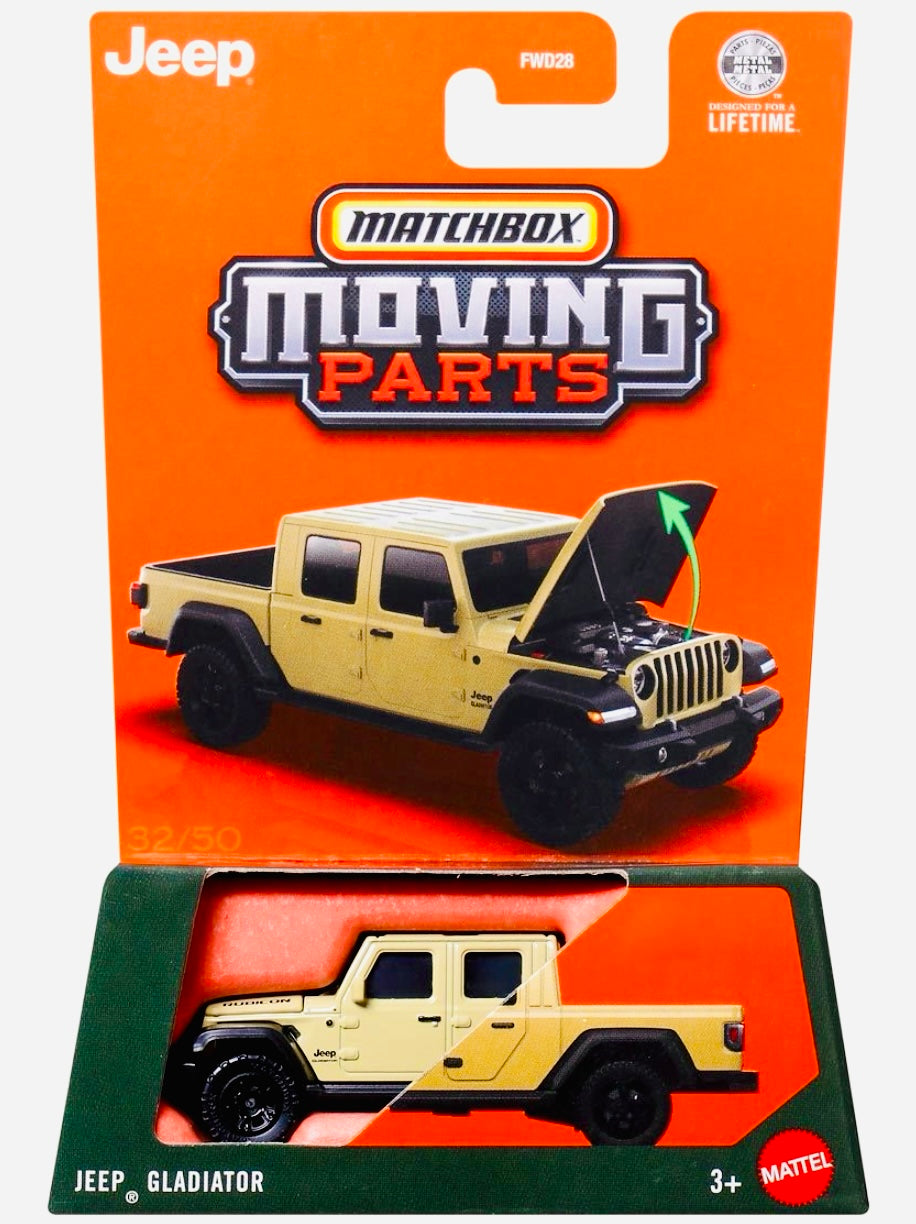 Matchbox 2026 Moving Parts Case M Jeep Gladiator