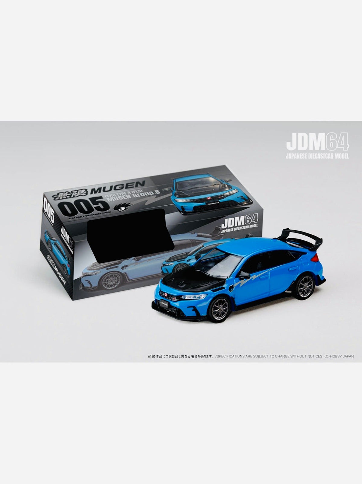 Hobby Japan Honda Civic Type R (FL5) MUGEN Group B 2024 Racing Blue Pearl
