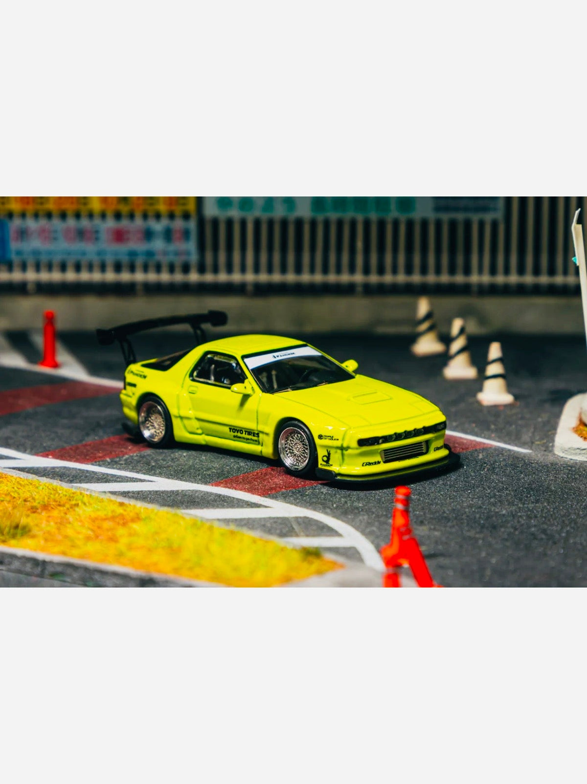 Tarmac Works Road 64 Factory Sealed Pandem Mazda RX7 FC3S Yellow