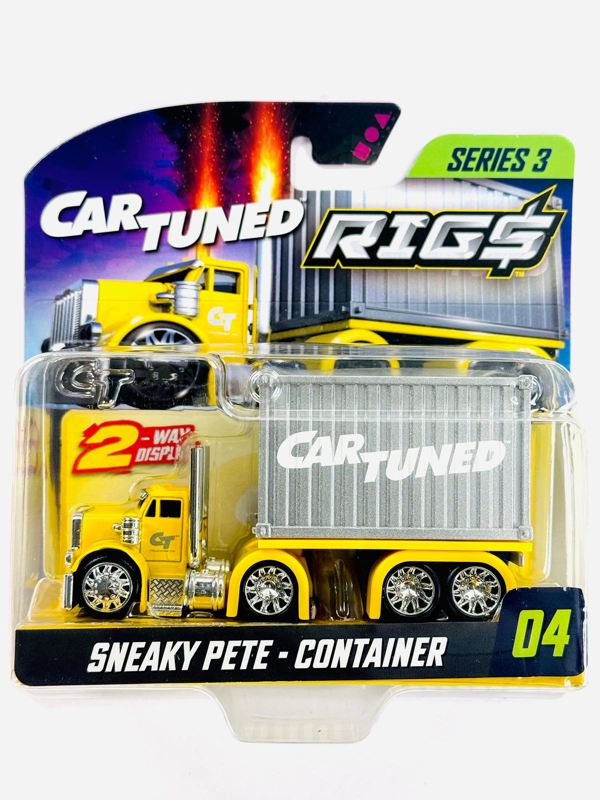CarTuned 2026 Series 3 Container Rigs Sneaky Pete Yellow/Silver Container #04