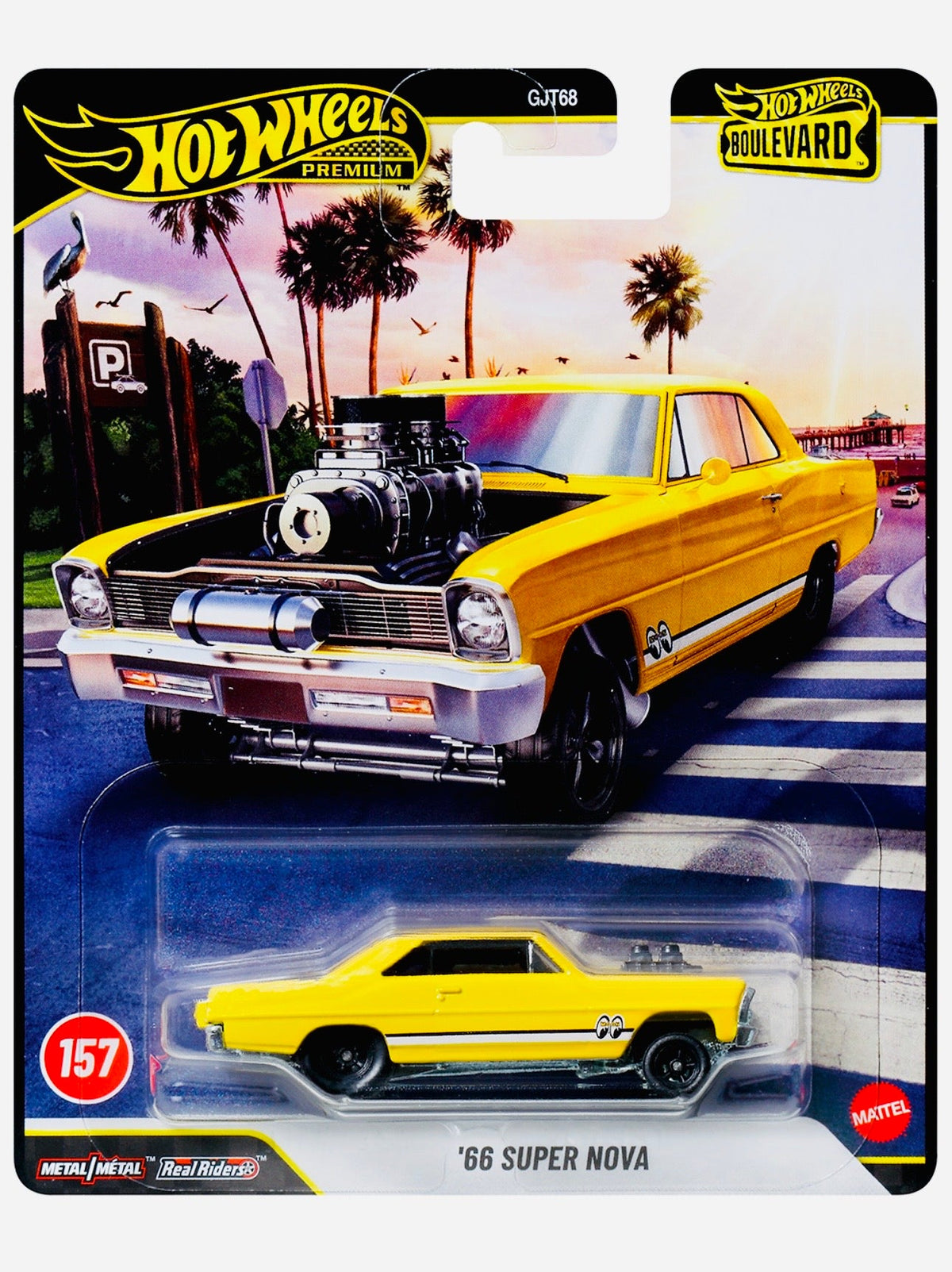 Hot Wheels 2026 Boulevard Mooneyes ’66 Super Nova #157 - Damaged Card