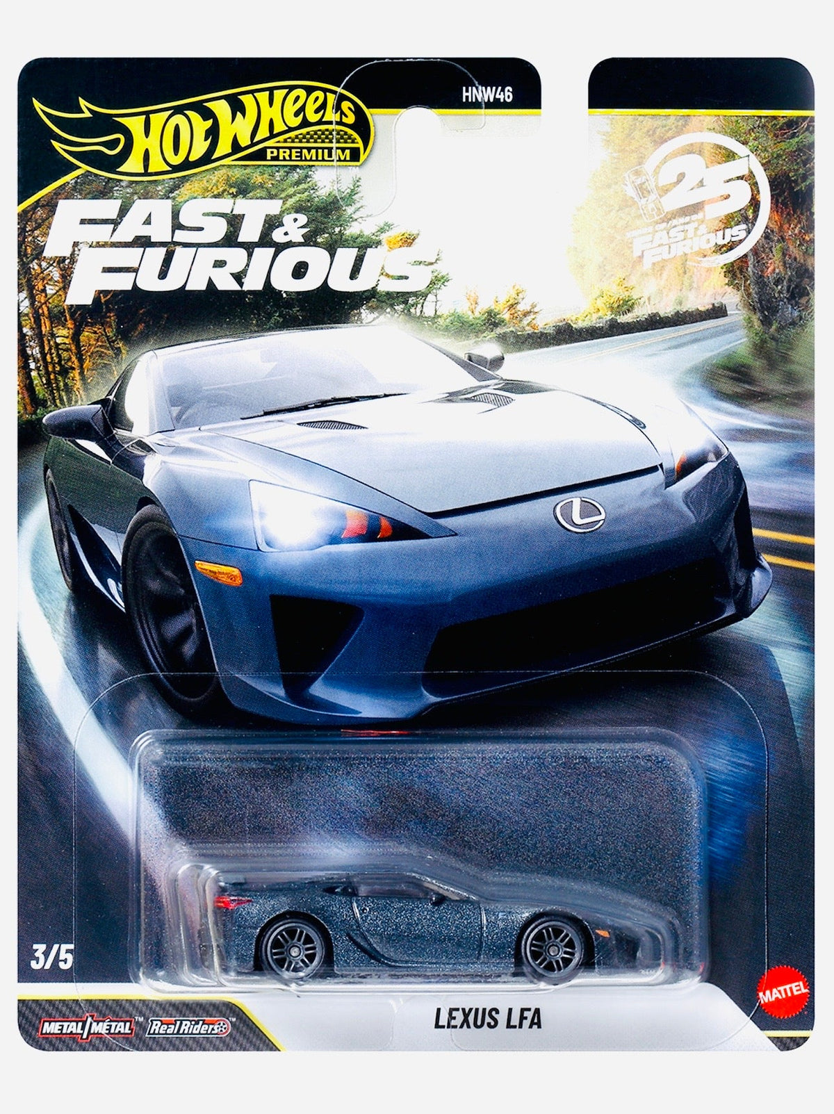 Hot Wheels 2026 Fast & Furious 25th Anniversary Lexus LFA Factory Sealed Solid Pack (4 Cases)