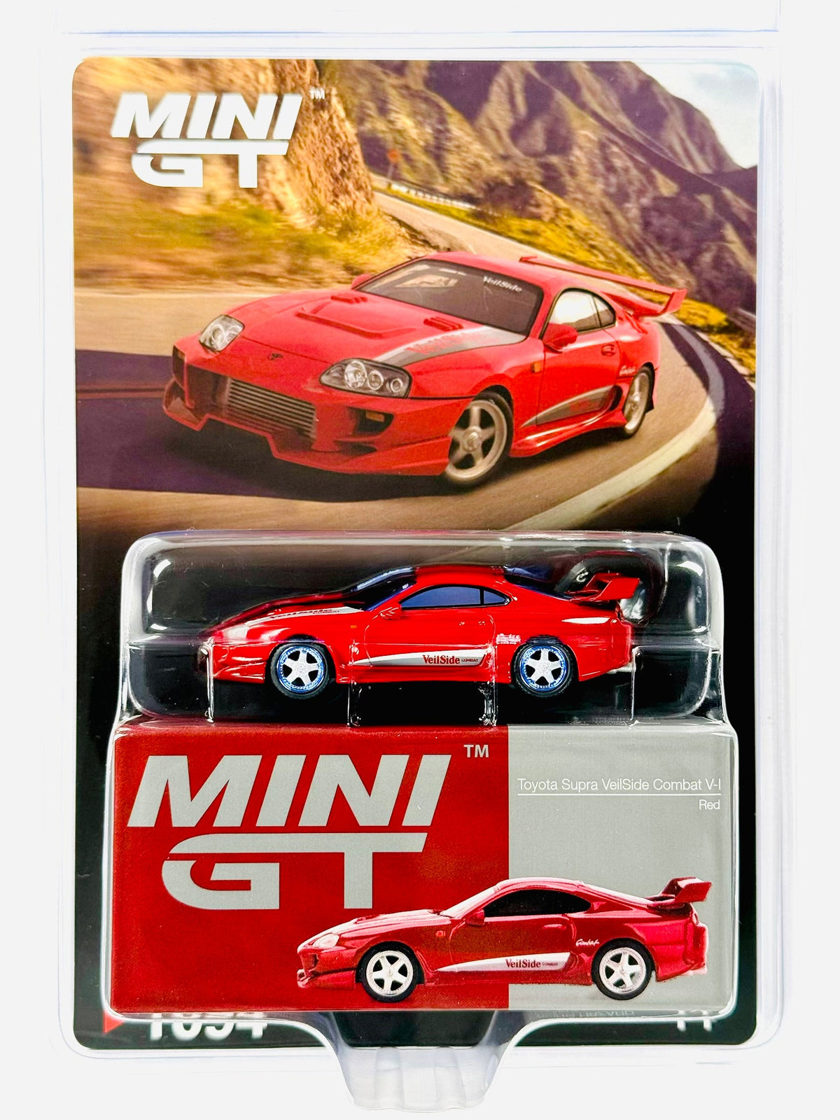 Mini GT Toyota Supra VeilSide Combat V-I Red #1094 Chase