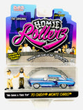 Greenlight x DGA Homie Rollers 2025 Series 1 1970 Chevrolet Monte Carlo w/ Mr. Grins & Tree Top