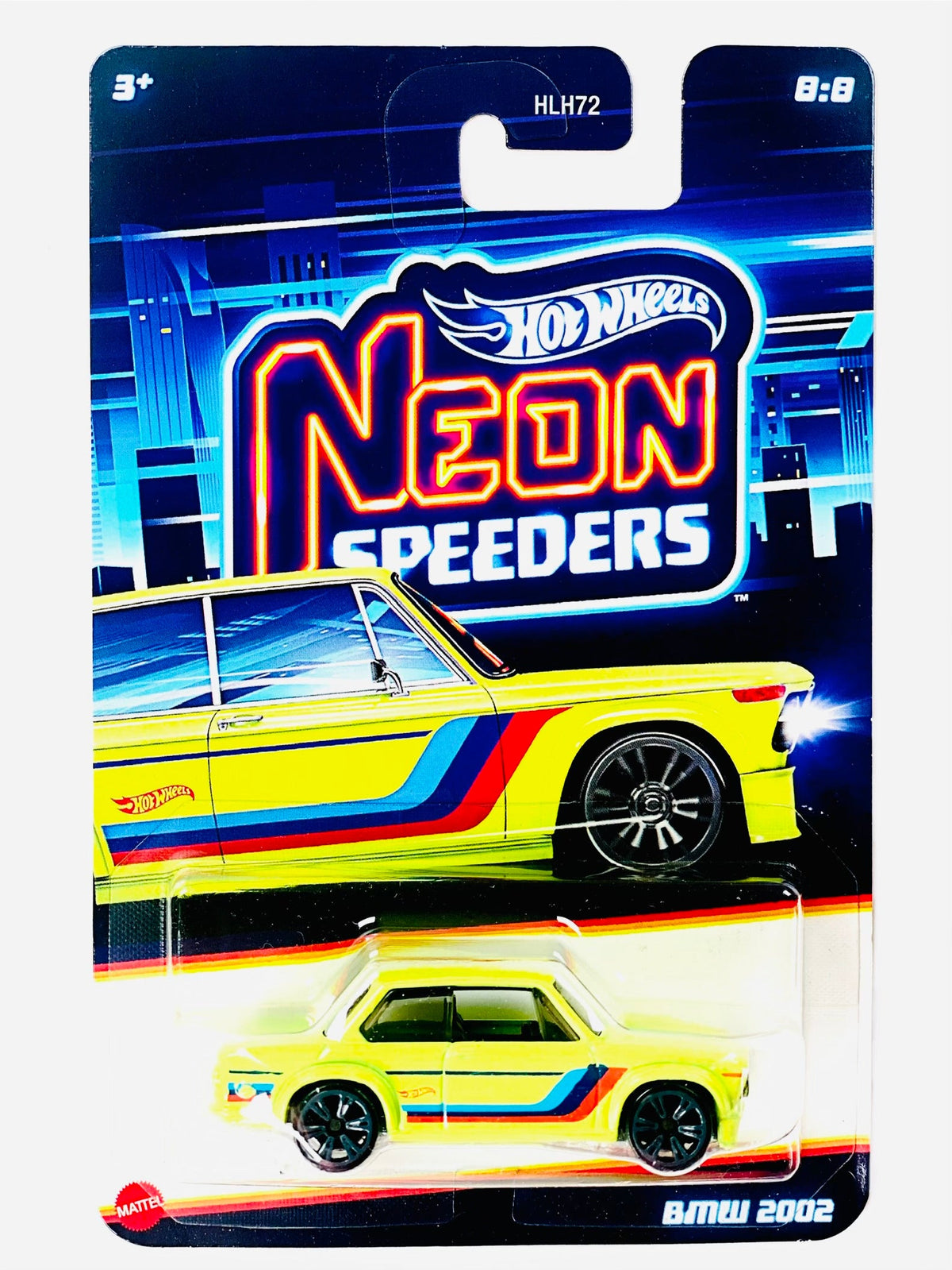 Hot Wheels 2026 Neon Speeders BMW 2002 - Damaged Card/Blister