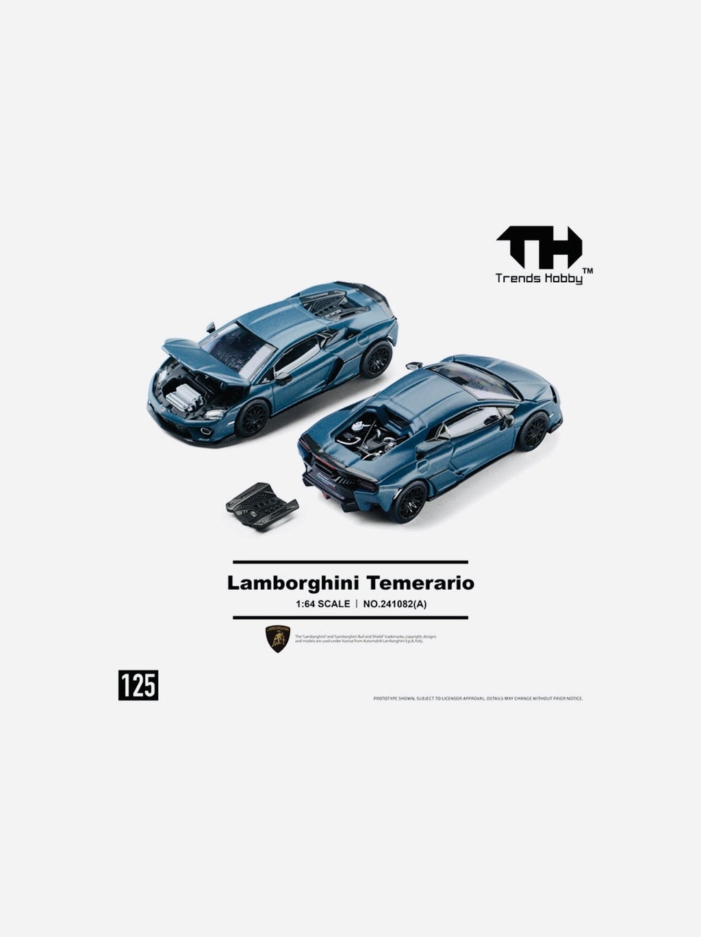 Trends Hobby Factory Sealed Lamborghini Temerario Matte Blue