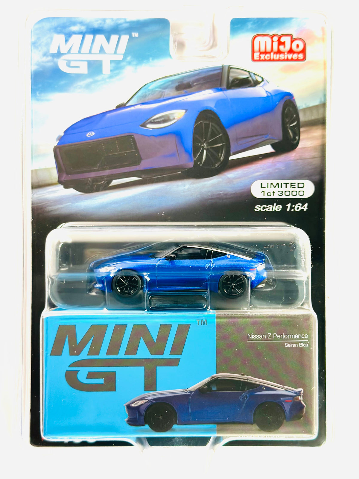 Mini GT Mijo Exclusive Nissan Z Performance Seiran Blue #453