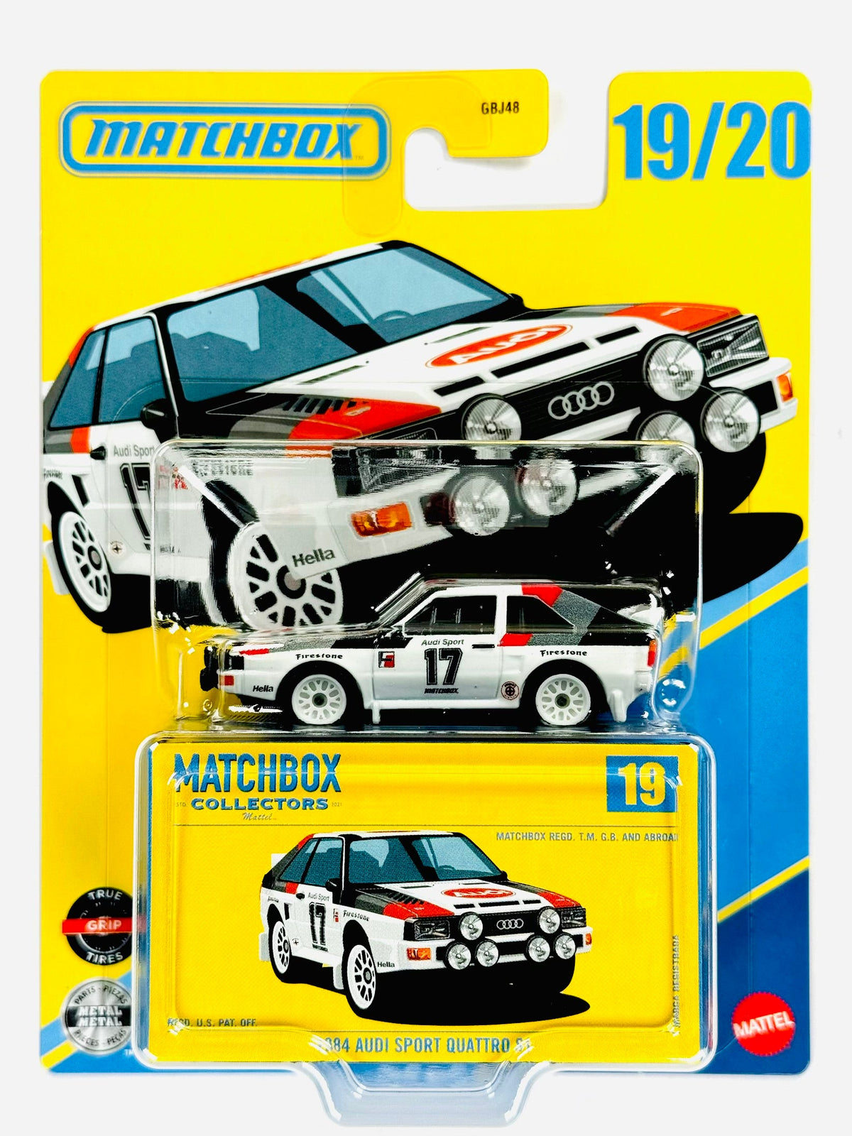 Matchbox 2026 Collectors Series Case H 1984 Audi Quattro - Damaged Card