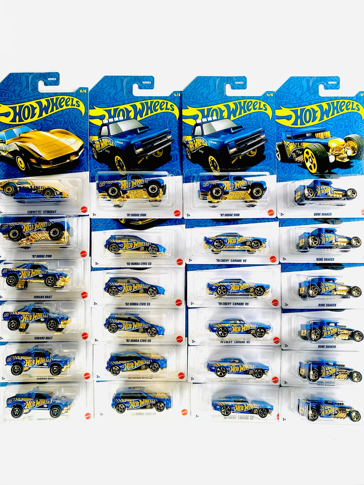 Hot Wheels 2026 58th Anniversary Series Factory Sealed Case J Mix 1 (24 Ct. Assortment Mix Varies) - Damaged Box
