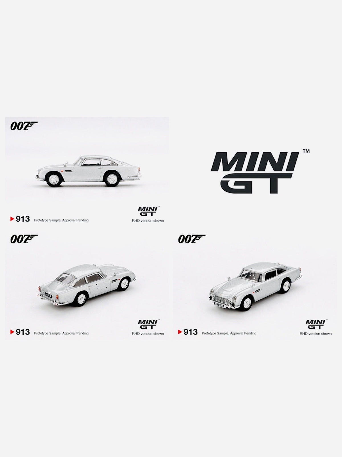 Mini GT Aston Martin DB5 James Bond “Skyfall' – Spanish Packaging #913S