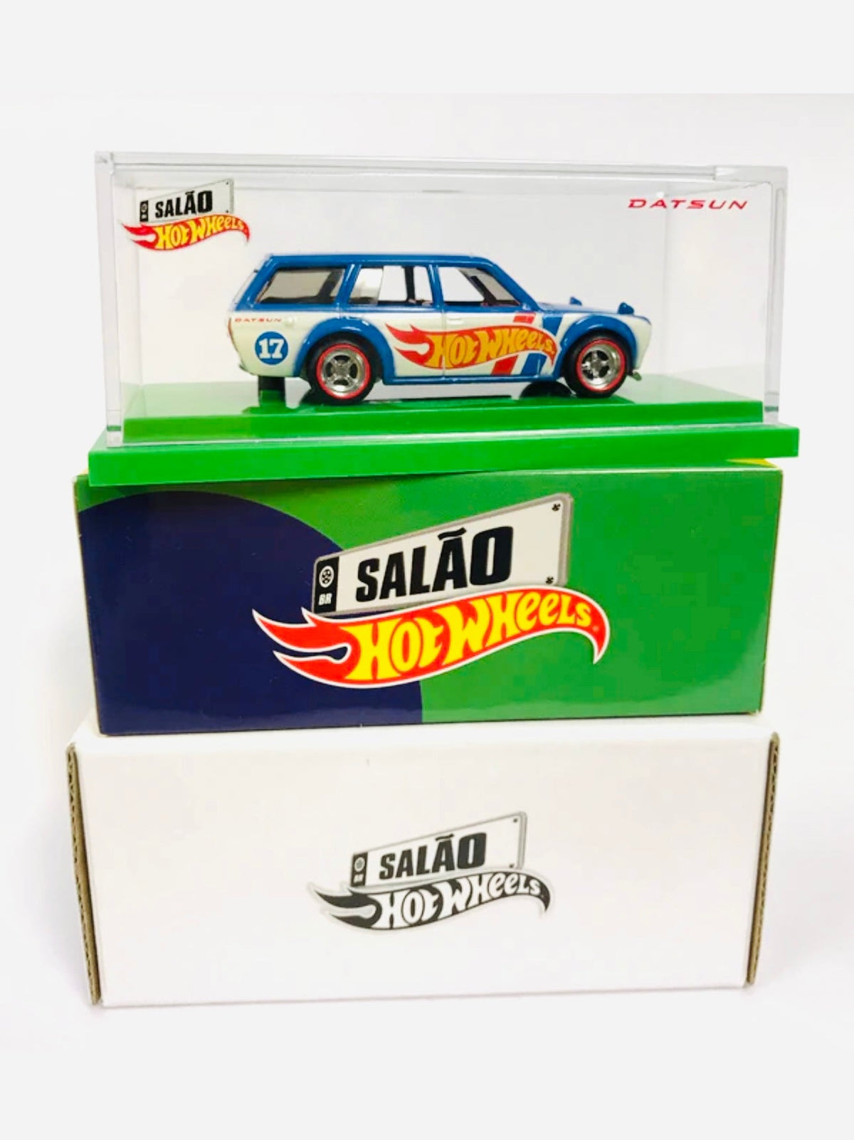 Hot Wheels '71 Datsun Bluebird 510 Wagon 2017 Brazil Convention - Open Box