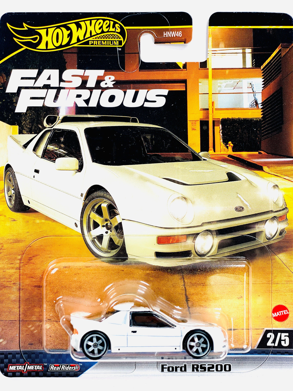 Hot Wheels 2024 Fast & Furious Case E Ford RS200 - Damaged Card