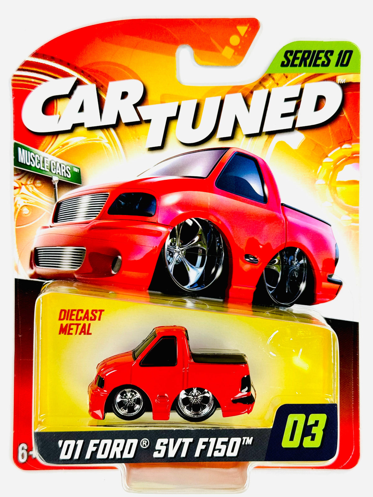 CarTuned 2026 Series 10 Mainline 2001 Ford SVT F150 Lightning Truck #3 - Damaged Card
