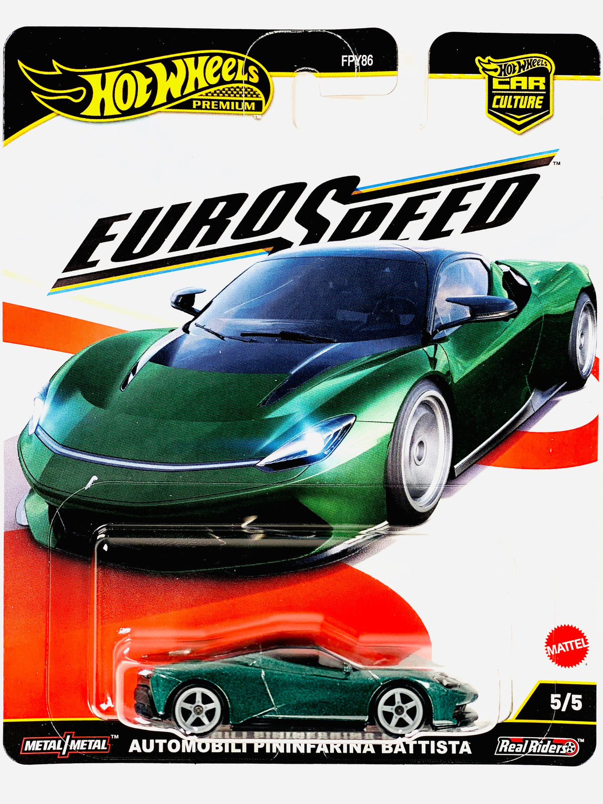 Hot Wheels 2025 Car Culture Euro Speed Automobilia Pininfarina Battista